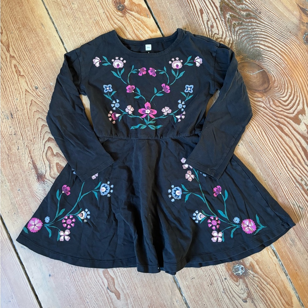 Tea Collection Floral Long Sleeve Dress